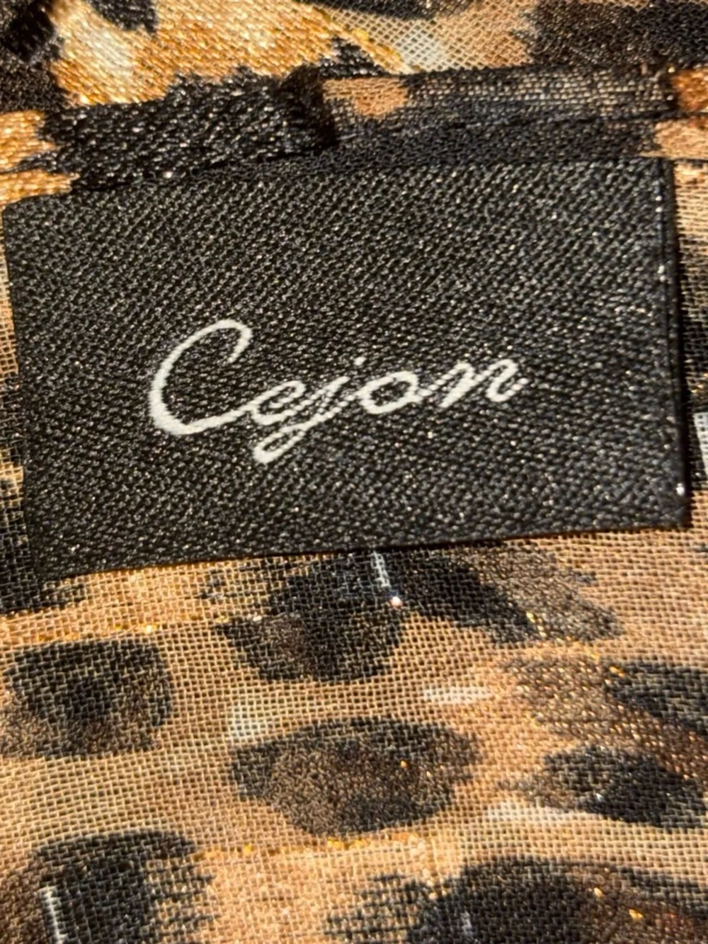 Cejon metallic leopard